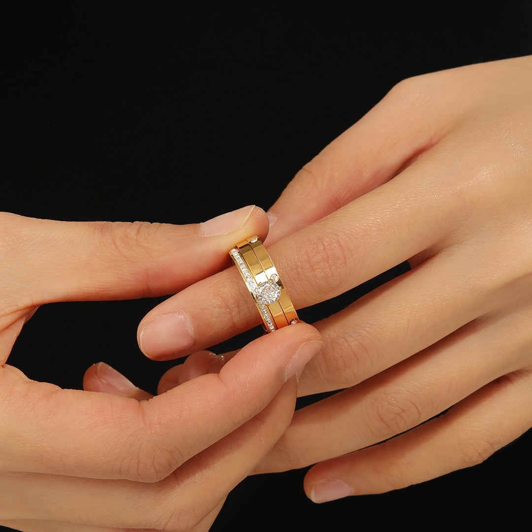 Adbrandstore1® Minimalist Gold Rings