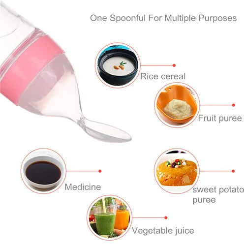 Adbrandstore1® Baby Spoon Feeder | With Fruit Pacifier