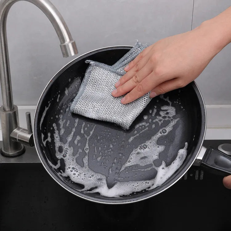 Adbrandstore1®Non Scratch Steel Wire Dishcloth