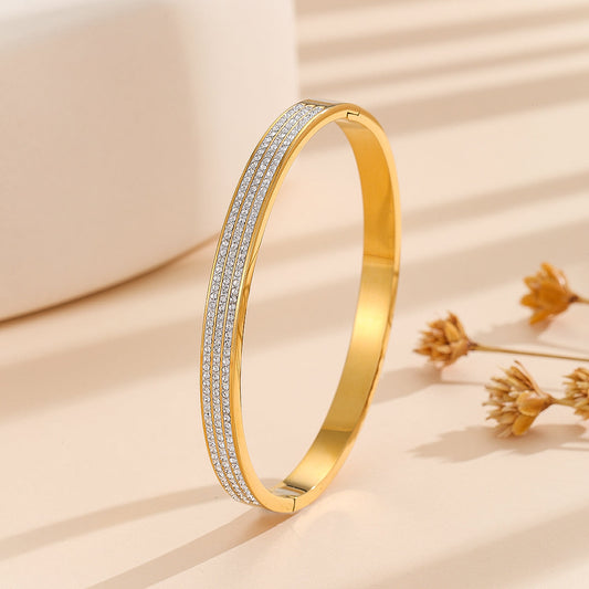 Adbrandstore1® Azure Bliss Diamond Bangle