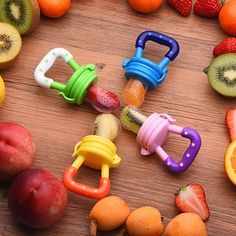 Adbrandstore1® Baby Spoon Feeder | With Fruit Pacifier