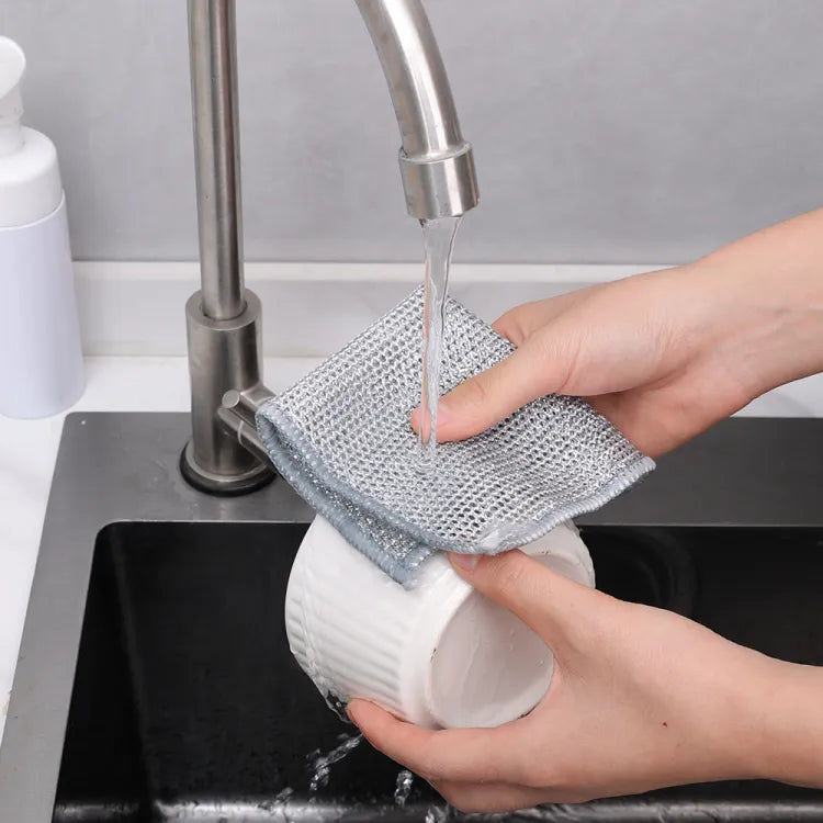 Adbrandstore1®Non Scratch Steel Wire Dishcloth