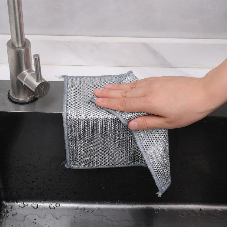 Adbrandstore1®Non Scratch Steel Wire Dishcloth