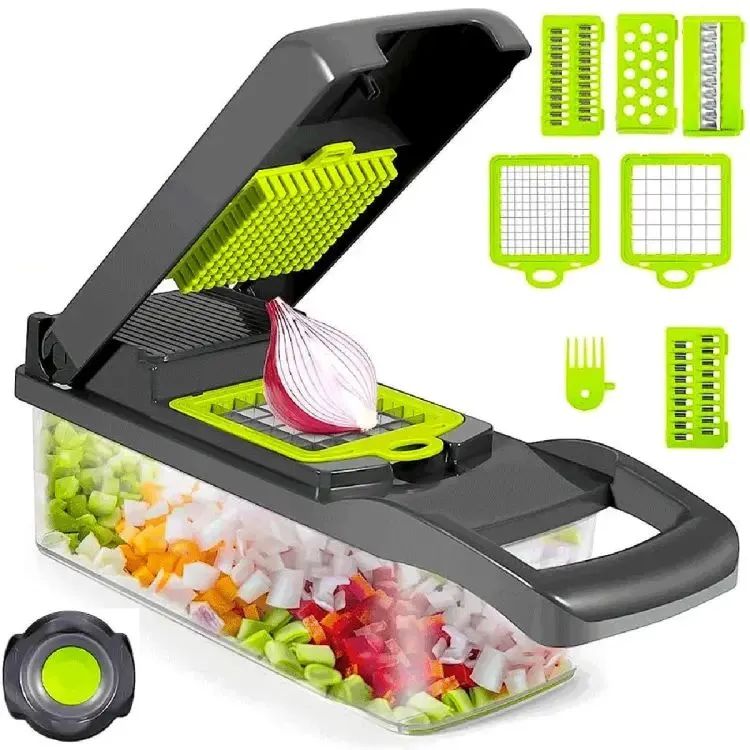 Adbrandstore1® Vegetable and fruit cutter nicer dicer all in one