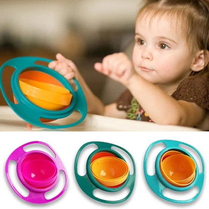 Adbrandstore1®Gyro Bowl for kids | 360 Degree bowl