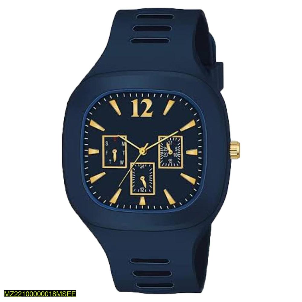 New Silicon Analogue Fashionable Watch For Men