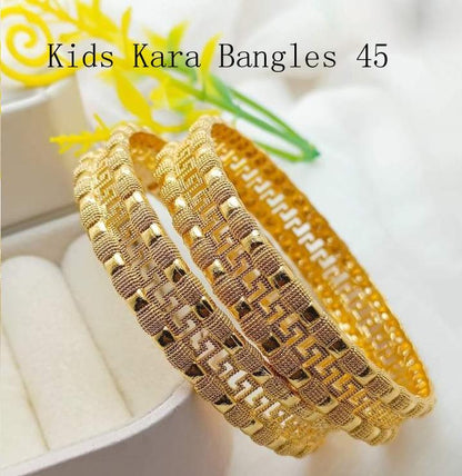 2 Pcs Funky Resin Polish Kara Bangle