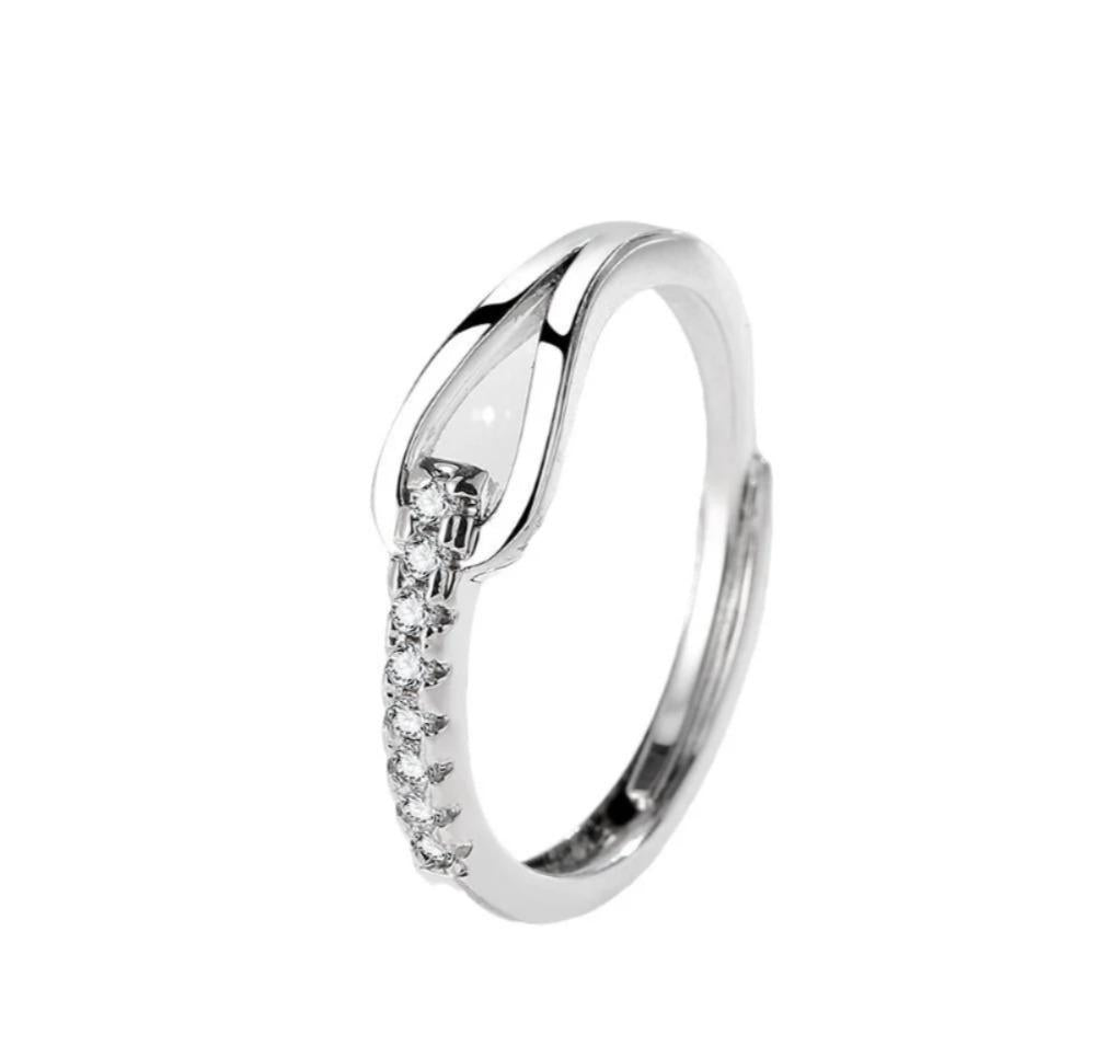 Silver Plated Adjustable Ring