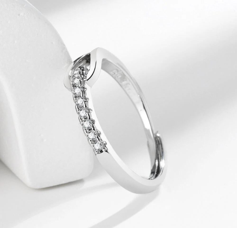 Silver Plated Adjustable Ring