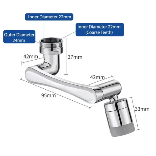 Adbrandstore1® Universal Rotating Faucet