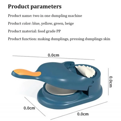 Adbrandstore1® 2 In 1 Efficient Dumpling Maker Manual Dough Presser